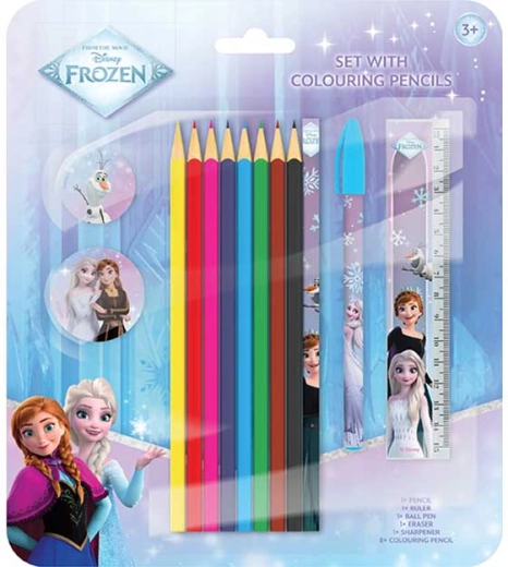 Set con lápices de colores Frozen Reino de Hielo