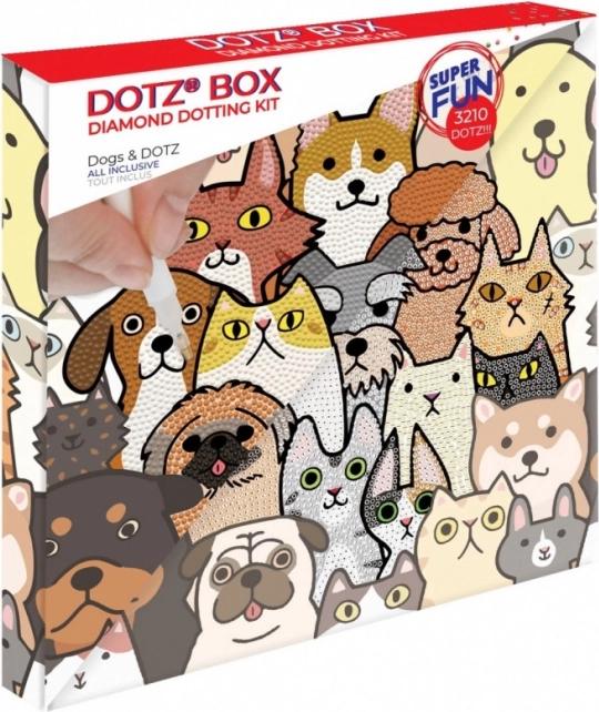 Set de pintura con diamantes: perros