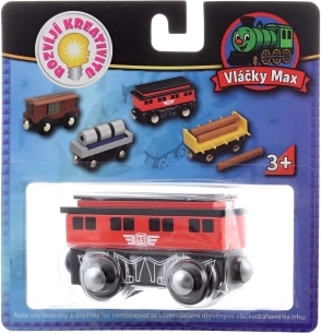 Vagón de pasajeros Max rojo