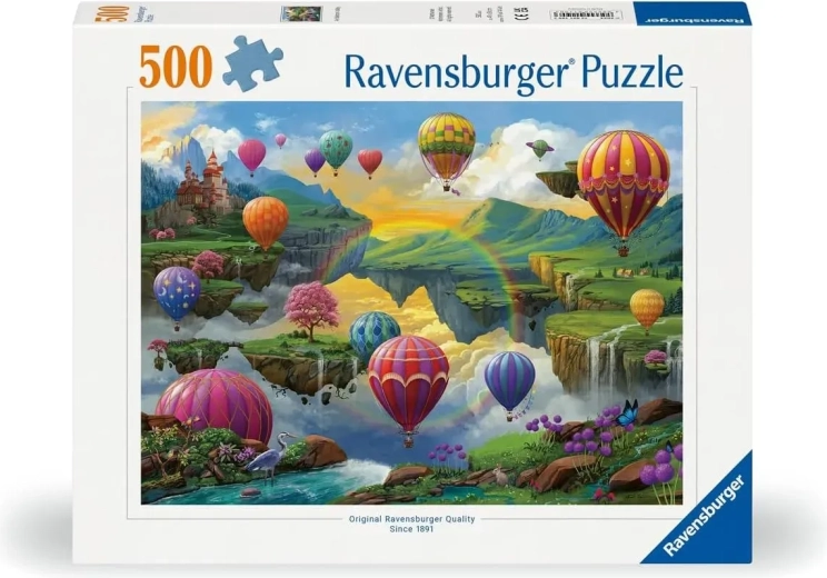 Puzzle Ravensburger Valle de globos aerostáticos 500 piezas