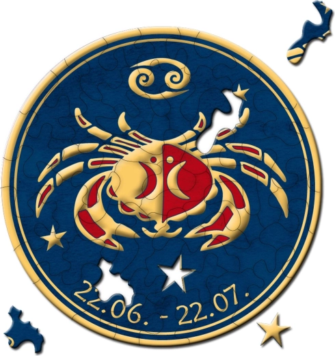 Puzzle redondo Zodíaco – Cáncer 33 piezas