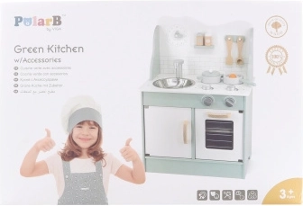 VIGA PolarB cocina de madera con accesorios Eco Green