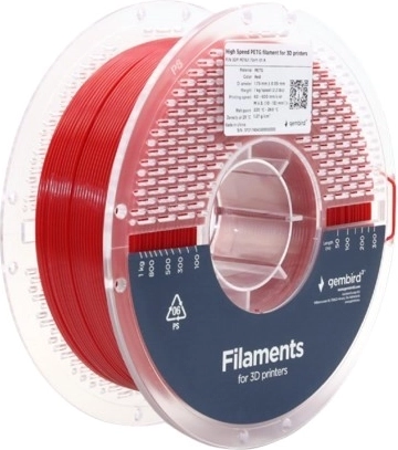 Filamento PETG de alta velocidad 1,75 mm 1 kg rojo