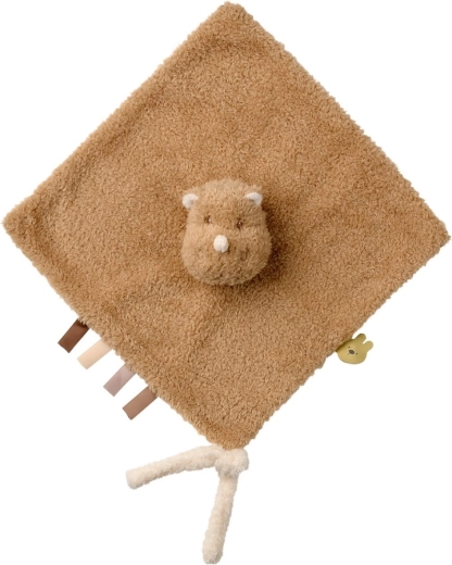 Nattou mantita de apego Teddy rinoceronte 28 × 28 cm