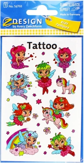 Tatuajes de hadas y unicornios