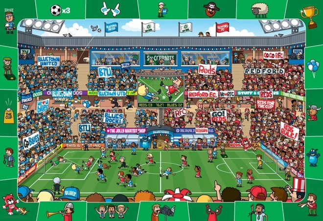 Puzzle EUROGRAPHICS Spot & Find fútbol 100 piezas