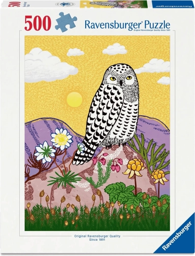 Puzzle Ravensburger Búho nival 500 piezas