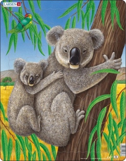Puzzle infantil Larsen Koalas 25 piezas
