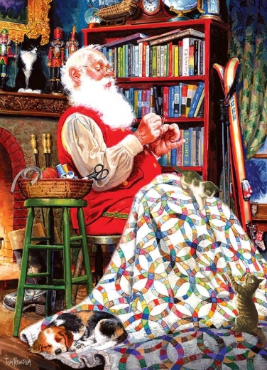 Puzzle La colcha de Santa 1000 piezas