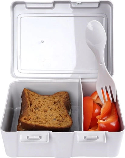 Dos prácticos compartimentos para un empaque ordenado