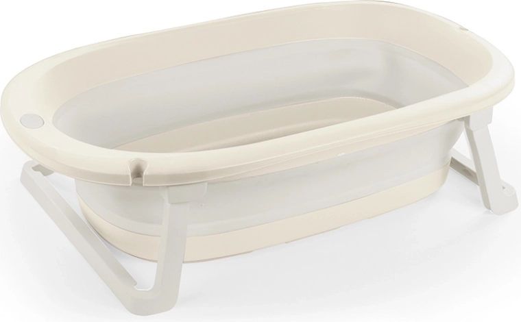 Bañera plegable infantil Relax, beige, 75,5 × 46,5 × 20,5 cm
