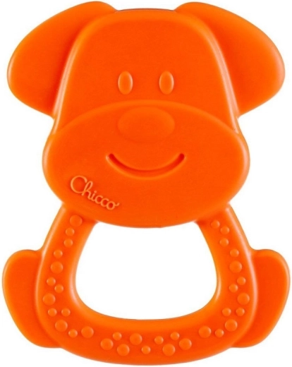 Mordedor Chicco Eco+ perrito Charlie naranja 3m+