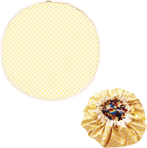 Play and Go Noomad original manta de juego y saco para juguetes vichy yellow