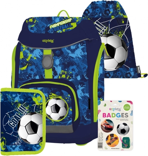 Set de 4 piezas OXY Sherpy – motivo de fútbol
