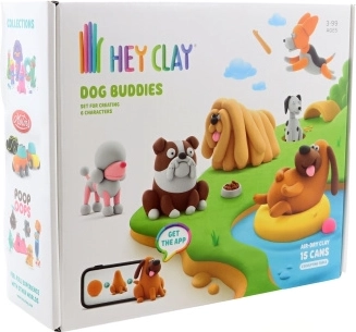 Masa para modelar Hey Clay Amigos caninos
