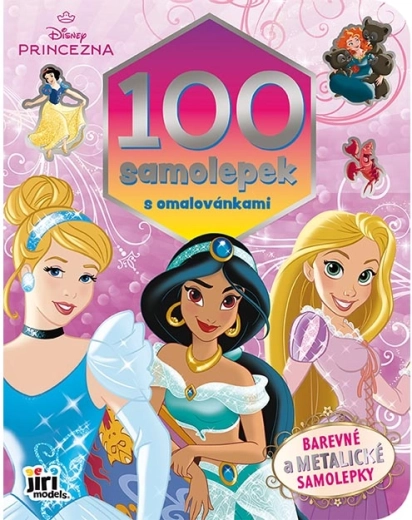 Disney Princesas: cuaderno para colorear con más de 100 pegatinas