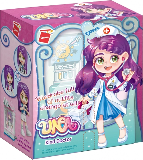 QMAN UNA Series armario – doctora, kit de construcción para niños