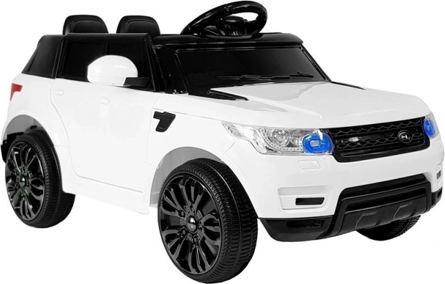 Coche eléctrico infantil blanco