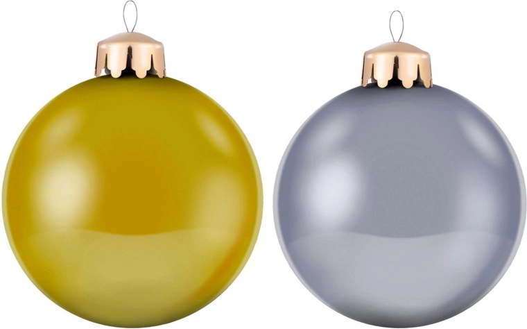 Bolas navideñas inflables, 45 cm - 2 uds.