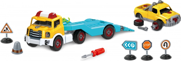Grúa desmontable de 37 cm con accesorios