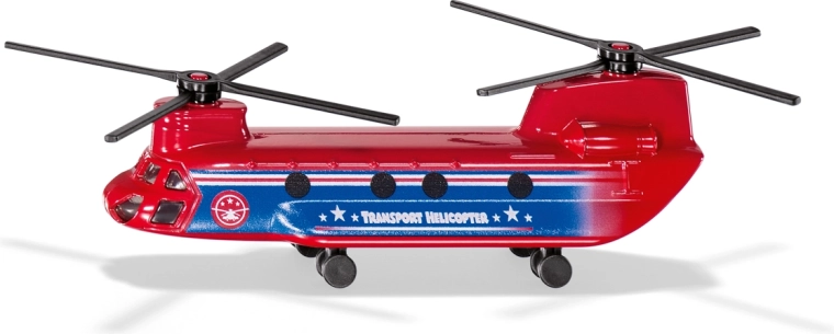 Helicóptero de transporte Siku con dos rotores