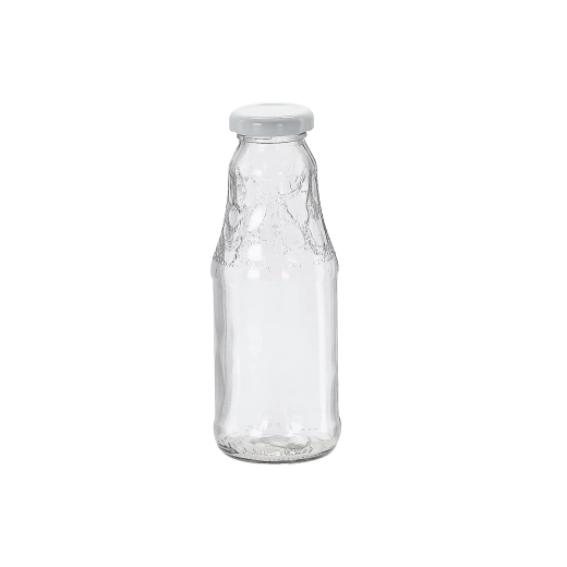 Botella de vidrio de 330 ml con cierre de 38 mm para zumos y siropes