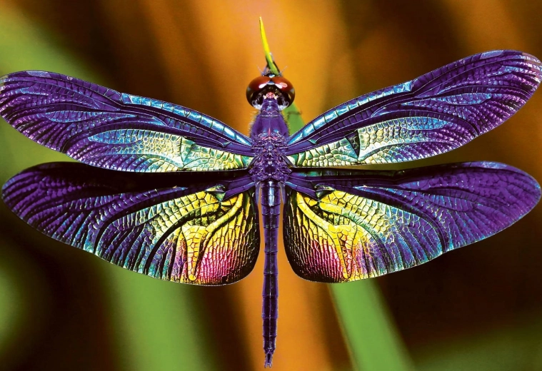 Puzzle Naturaleza Colorida: Libélula 250 piezas