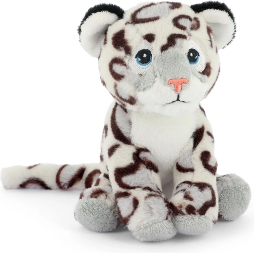 Leopardo de las nieves coleccionable Keeleco de 13 cm