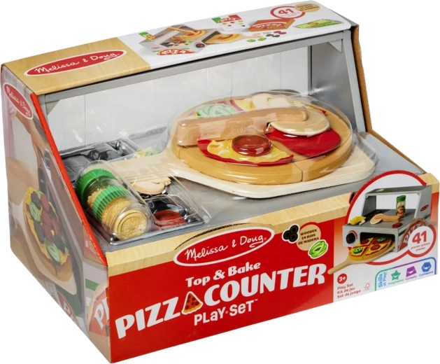 Pizzería como de verdad – mostrador con horno