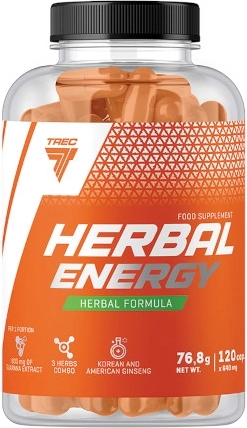 Trec energía herbal 120 cápsulas