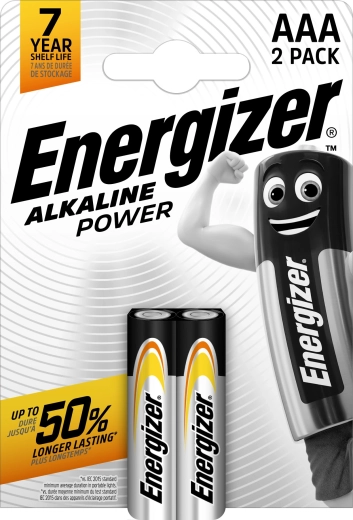 Pilas micro AAA Energizer Alkaline Power 2 uds.