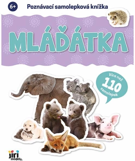 Libro educativo de pegatinas: Crías