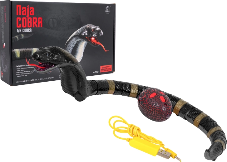 Cobra negra RC con control remoto
