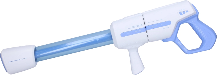 Pistola de agua con 15 boquillas, 55,5 cm