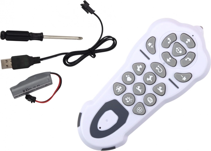 Control remoto con alcance de hasta 25 m