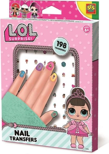 SES L.O.L. pegatinas para uñas