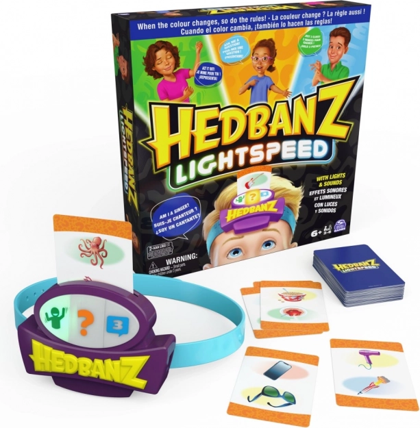 Juego de mesa Hedbanz Lightspeed