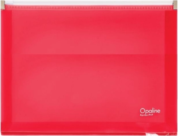 Sobre con cremallera rosa A5 Opaline