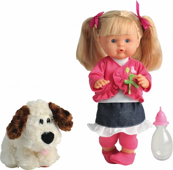 Muñeca Nena parlante con perrito