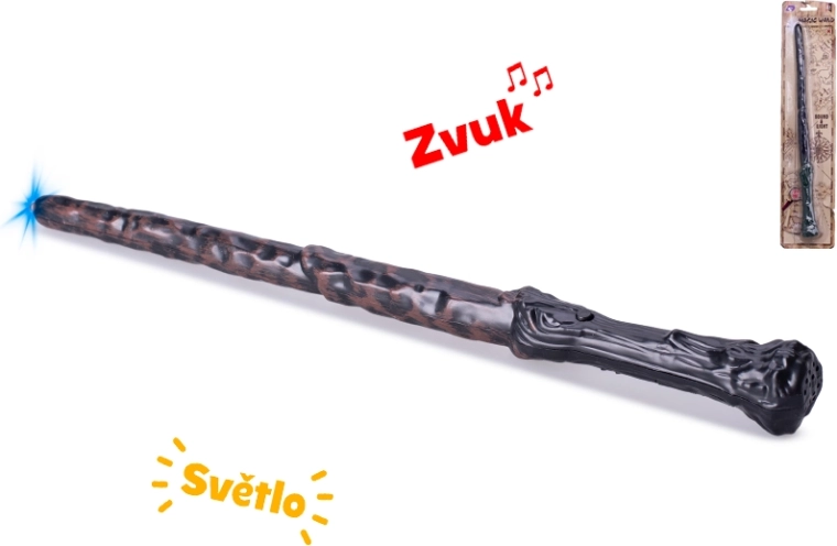 Varita mágica con luz y sonido 36 cm