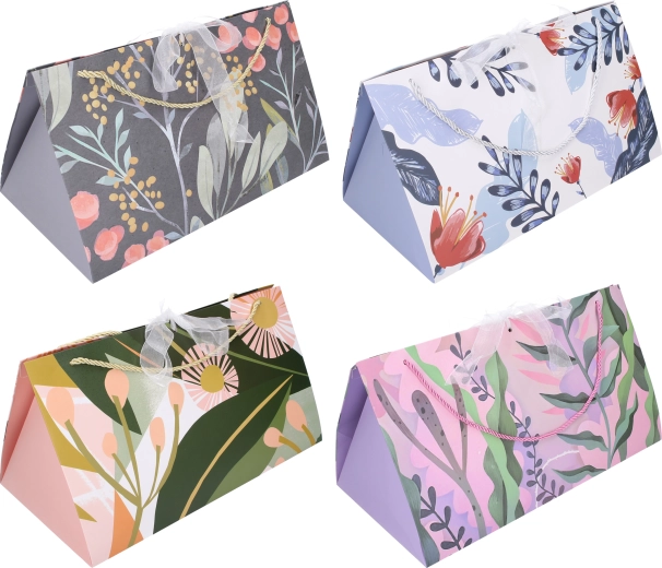Bolsa de regalo tipo caja L 36,5 × 19 × 18 cm – para todo el año