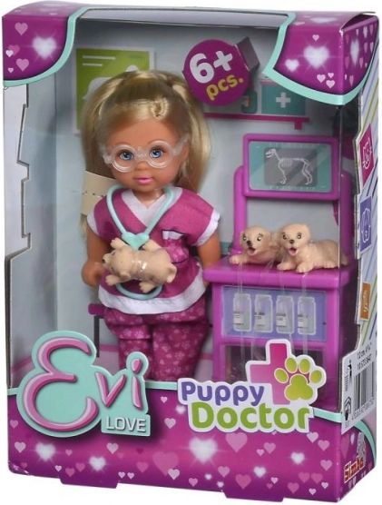 Muñeca Evička veterinaria Puppy Doctor