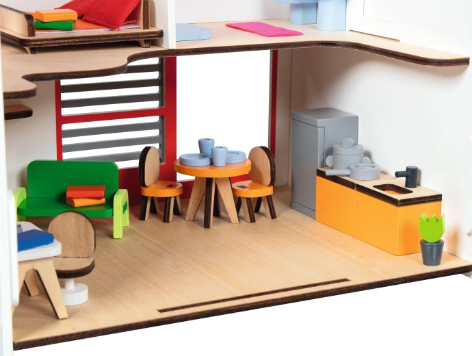Amplio equipamiento para el juego creativo