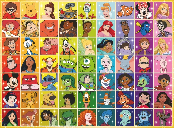 RAVENSBURGER puzzle Personajes de Disney XXL 100 piezas