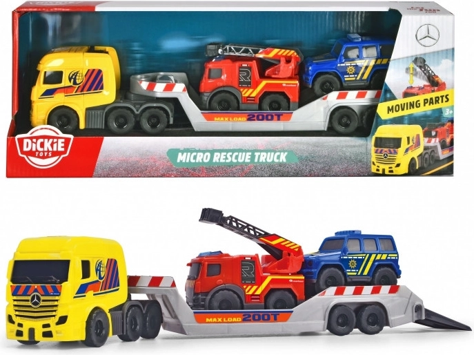 Mini grúa con vehículos SOS 32 cm DICKIE TOYS