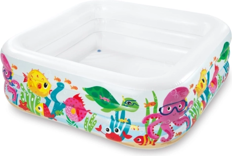 Piscina hinchable acuario