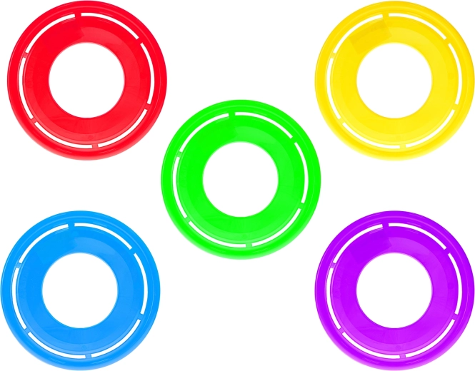 Cinco colores llamativos