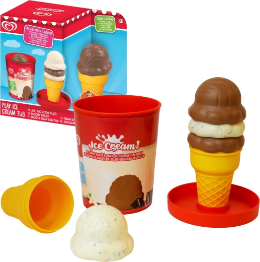 Casdon Algida set de juego – helado en vasito (vainilla y chocolate)