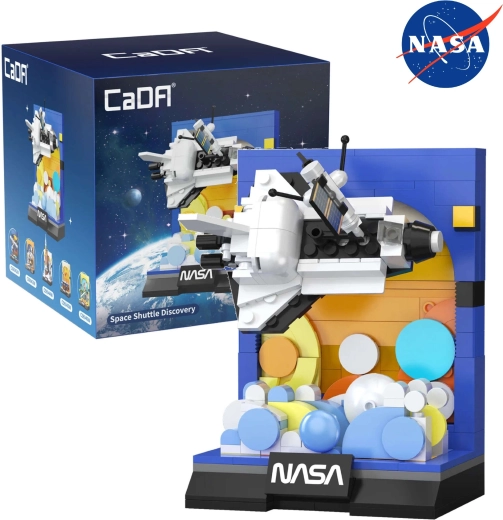 Kit de construcción CADA NASA: orbitador espacial de exhibición SPACE SHUTTLE DISCOVERY (250 piezas)