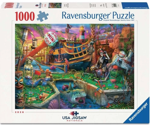 Puzzle Ravensburger USA Jigsaw Nationals: Minigolf pirata 1000 piezas
